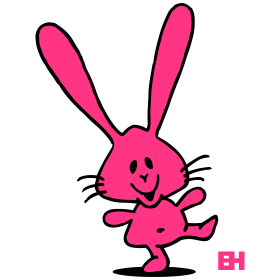 Bunny, tweekleurig T-shirtontwerp